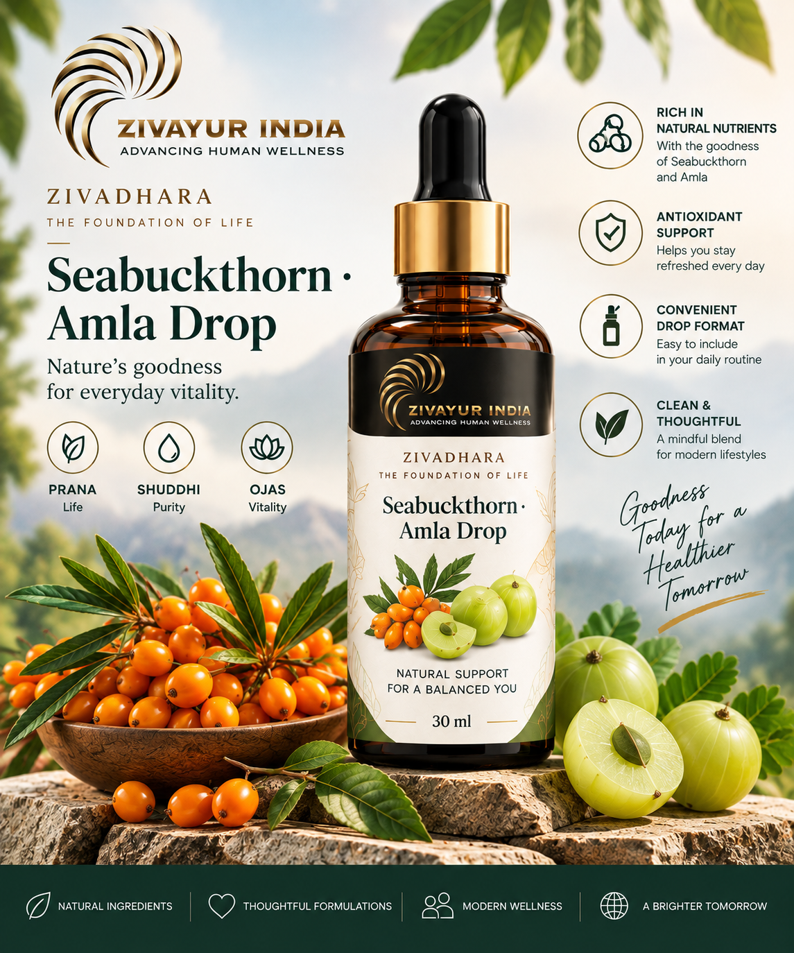 Seabuckthorn Amla Drop